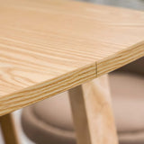 Modern Minimalist Rectangular Wood Counter Height Bar Table Image - 10