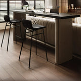 Modern Minimalist Rectangular Wood Sofa Bar Table Image - 1