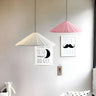 Modern Minimalist Ribbed Cone-Shaped Pendant Light Image - 1