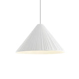 Modern Minimalist Ribbed Cone-Shaped Pendant Light Image - 23