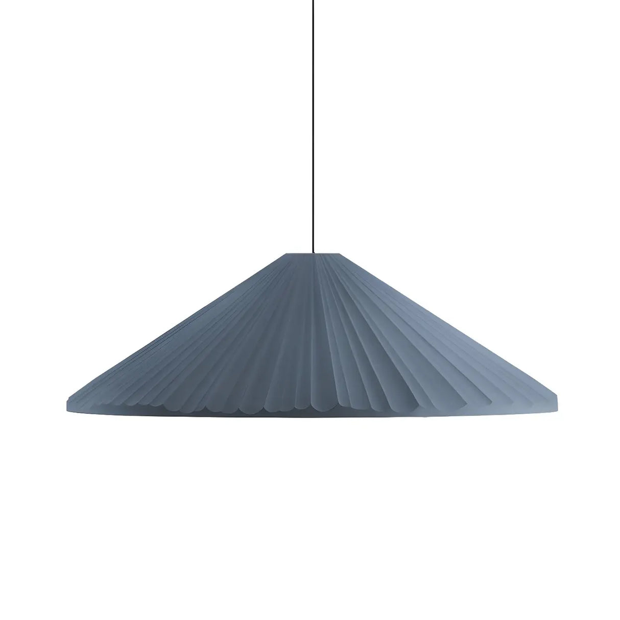 Modern Minimalist Ribbed Cone-Shaped Pendant Light Image - 31