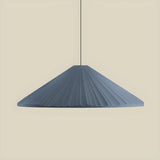 Modern Minimalist Ribbed Cone-Shaped Pendant Light Image - 32