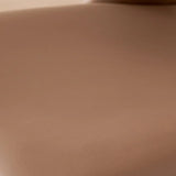 Modern Minimalist Upholstered Low Back Leather Saddle Bar Stool Image - 8