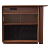 Modern Multifunctional Home Bar Table with Storage Shelves Image - 8