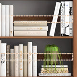 Modern Natural Finish Rounded Edges Open Wood Bookcase Image - 18