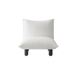 Modern Nordic Black White Living Room Lounge Accent Chair Image - 5