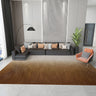 Modern Ombre Polyester Black Rectangular Area Rug Image - 8