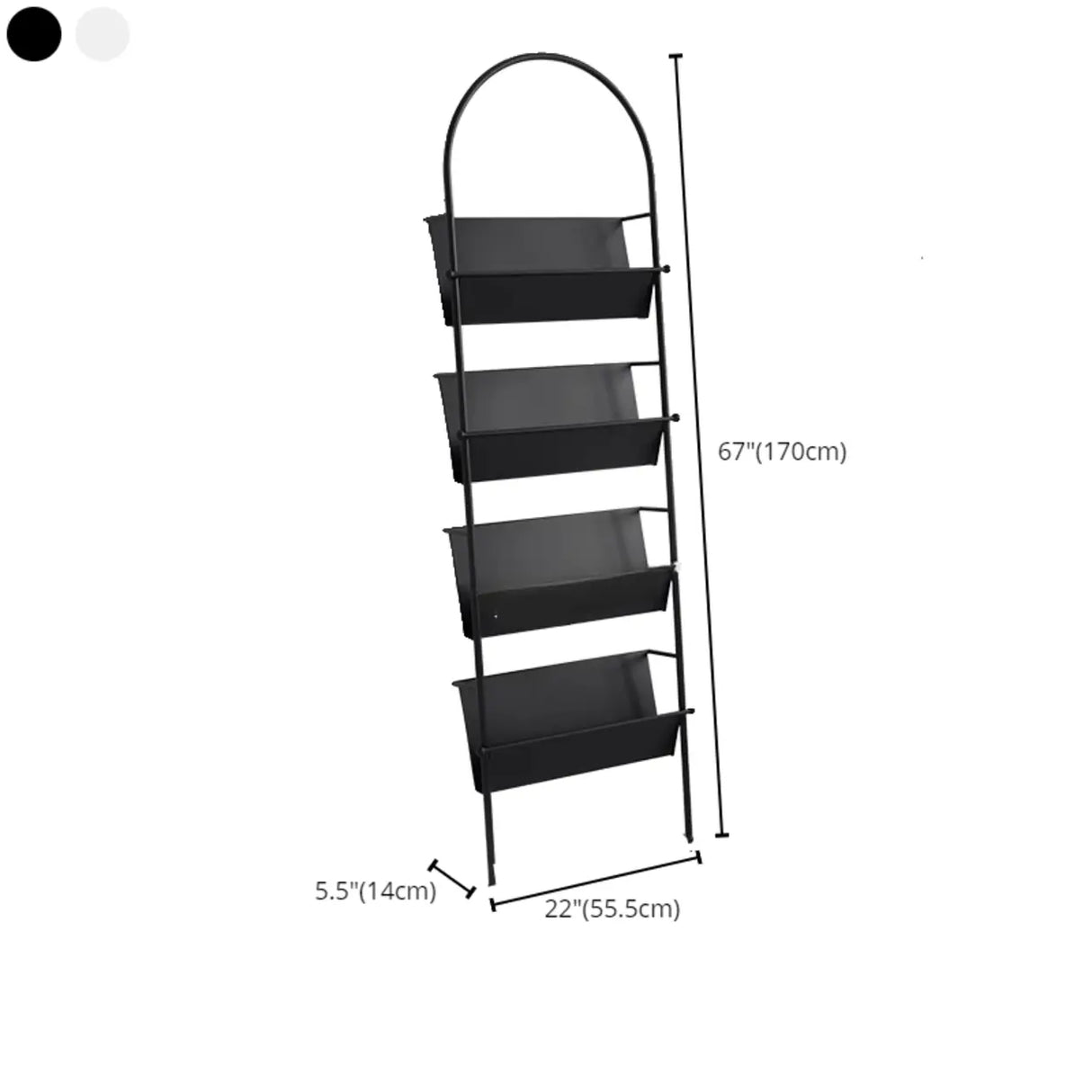 Modern Open Back Metal Narrow Display Spine Bookshelf Image - 21