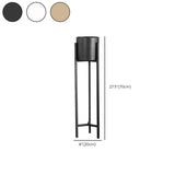 Modern Orbicular Metal Base Floor Plant Stand Gold Image - 15