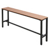 Modern Outdoor Counter Height Bar Table with Footrest Image - 3