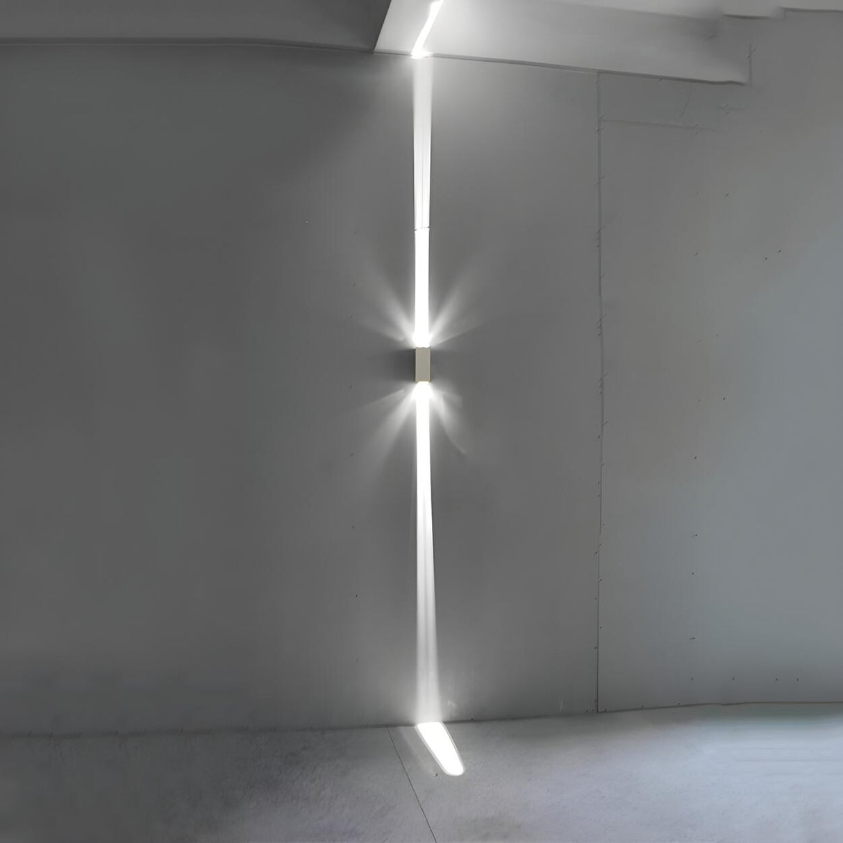 Modern Outdoor Waterproof Rectangle Up Down Wall Light Image - 7
