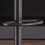 Modern Pneumatic Adjustable Swivel Bar Stool with Backrest Image - 10