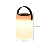 Modern Portable Solar Cylinder Outdoor Table Lamp Image - 10