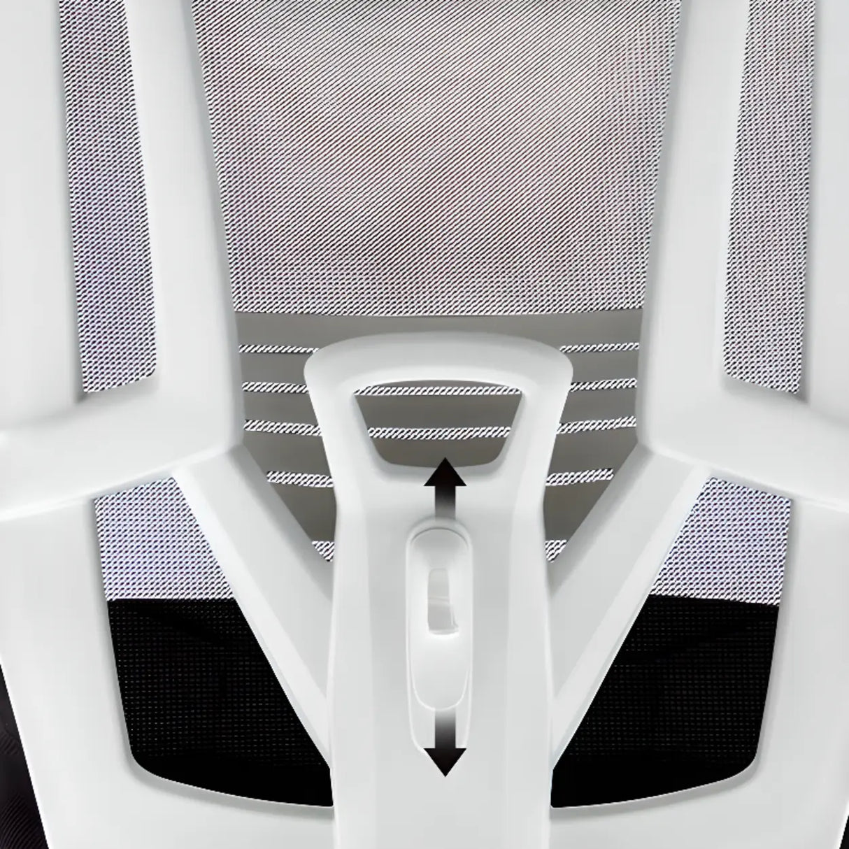 Modern Reclining Mesh Black Office Chair with Footrest Image - 10