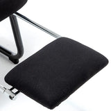 Modern Reclining Mesh Black Office Chair with Footrest Image - 18