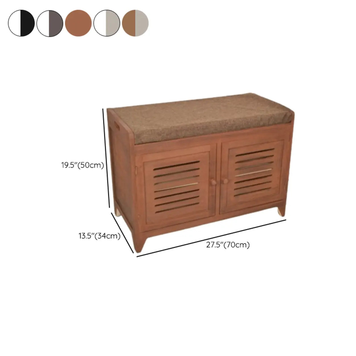 Modern Rectangle Wood Hallway White Large Shoe Cabinet Image - 26