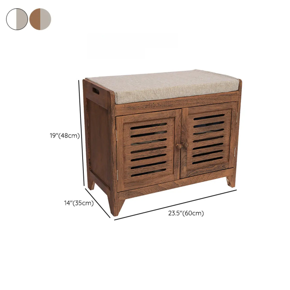 Modern Rectangle Wood Hallway White Large Shoe Cabinet Image - 28