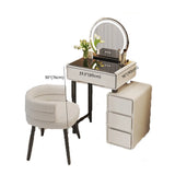 Modern Rectangular Bedroom LED Light Mirror Makeup Vanity Image - 11