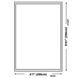 Modern Rectangular Beige Marble Pattern Area Rug Image - 10