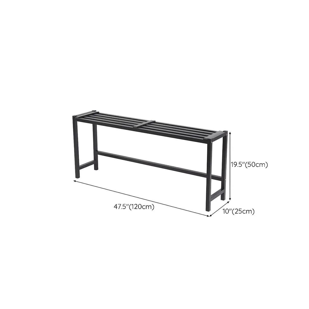 Modern Rectangular Black Metal Indoor Multi-Tier Plant Stand Image - 32