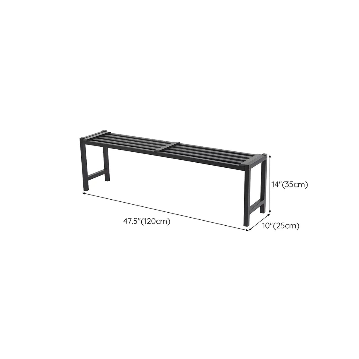 Modern Rectangular Black Metal Indoor Multi-Tier Plant Stand Image - 33