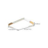 Modern Rectangular Mounted Flush Mount Ceiling Light Image - 28