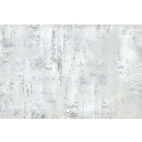 Modern Rectangular Polyester Grey Anti-Slip Area Rug Image - 3