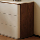 Modern Rectangular Polymer Bedroom Mirror Grey Makeup Vanity Image - 8