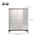 Modern Rectangular Wood Entryway Cream Large Shoe Cabinet #size