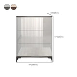 Modern Rectangular Wood Entryway Cream Large Shoe Cabinet Image - 36