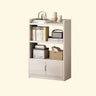 Modern Rectangular Wood Vertical Bookcase Brown Image - 5