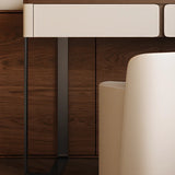 Modern Rectangular Wood Wall Light Mirror Makeup Vanity Image - 14