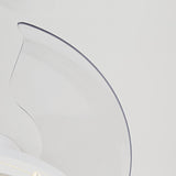 Modern Remote Control Round Ceiling Fan with LED Light Image - 10