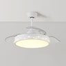 Modern Remote Control Round Ceiling Fan with LED Light Image - 7