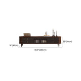 Modern Retro TV Stand Cabinet with Storage Drawers Image - 12