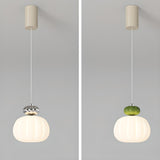 Modern Ribbed Drum Lantern Pendant Light Flexible Length Image - 14