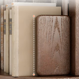 Modern Rotatable Revolver Round Wood Narrow Bookcase Image - 16