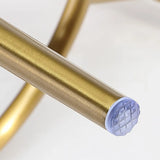 Modern Round-Back Metal Counter Height Bar Stool with Footrest Image - 18