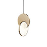 Modern Round Metal Dimmable LED Pendant Light Image - 16