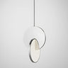 Modern Round Metal Dimmable LED Pendant Light Image - 3