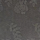 Modern Round Polyester Optical Illusion Black Area Rug Image - 11