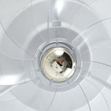 Modern Round Remote Control Ceiling Fan with LED Light Image - 11