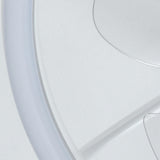 Modern Round Remote Control Ceiling Fan with LED Light Image - 4