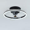 Modern Round Remote Control Ceiling Fan with LED Light Image - 6