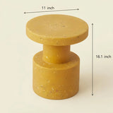 Modern Round Side Table Small Accent Table for Living Room Image - 13 #size