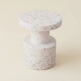 White 11" L x 11" W x 16.1" H Modern Round Side Table Small Accent Table for Living Room Image - 7