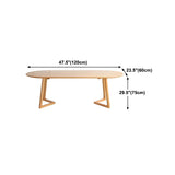 Modern Rustic Oval Solid Pine Double Pedestal Dining Table #size