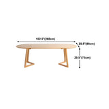 Modern Rustic Oval Solid Pine Double Pedestal Dining Table Image - 23