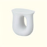 Modern Sculptural Acrylic White Free Form Pedestal Side Table Image - 12