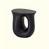 Modern Sculptural Acrylic White Free Form Pedestal Side Table Image - 15